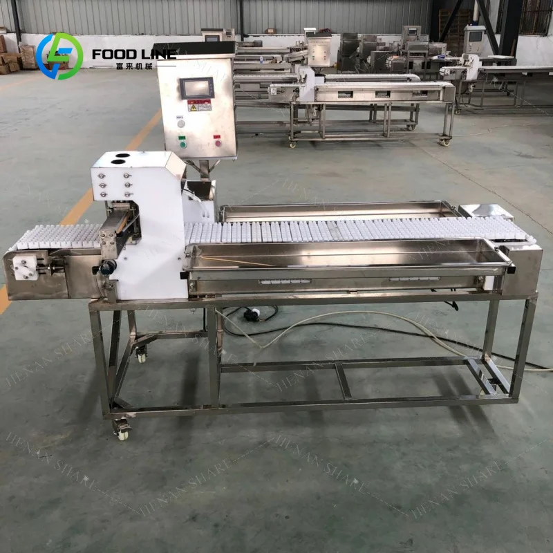 Customized Commercial Automatic BBQ Meat Skewer Making Machine 304 Stainless Steel High Capacity Kebab Equipment for Restaurant view 4