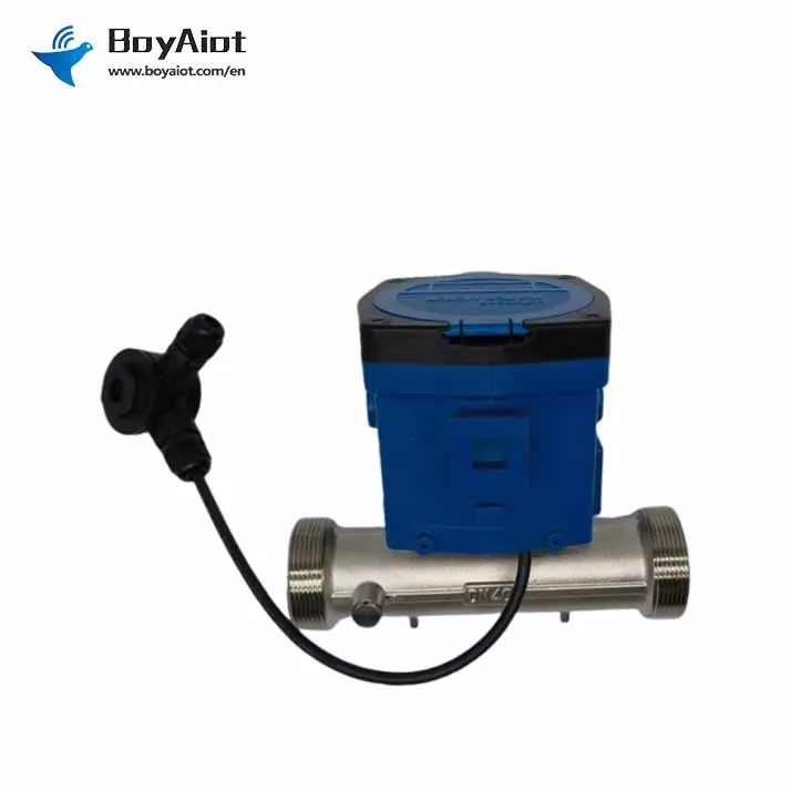 BOY-WF01 Medidor de agua ultrasónico industrial de acero inoxidable de alta precisión diámetro pequeño DN15-DN40mm OEM personalizable