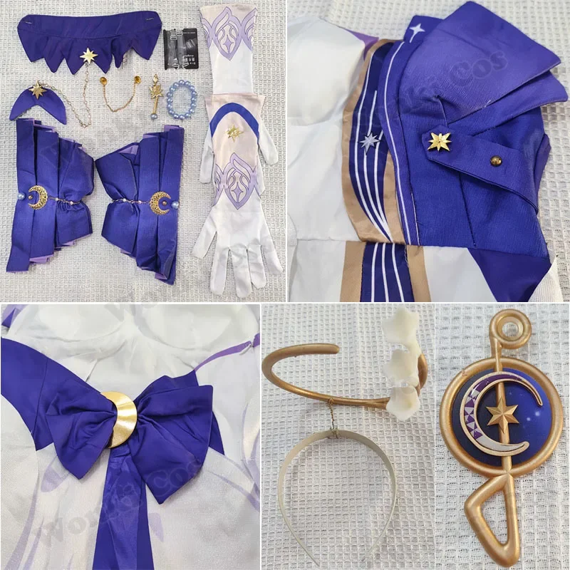 Robin cosplay game star rail Robin cosplay costume vestito parrucca donne rode play Carnival party clothes