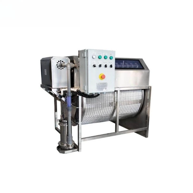 Stainless steel submerged water filter, frame microcomputer for marine aquaculture