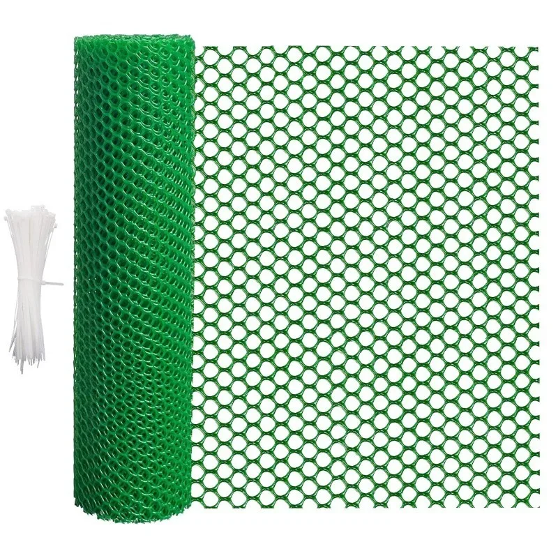 Plastic Safety Net with Self-adhesive Straps - Used for Balcony Fall Prevention and Poultry Fences