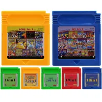 GBC Video Games Cartridge Console Card Game Compilation 61 IN 1 108 IN 1 Super 22 in 1 16 Bit for Gift