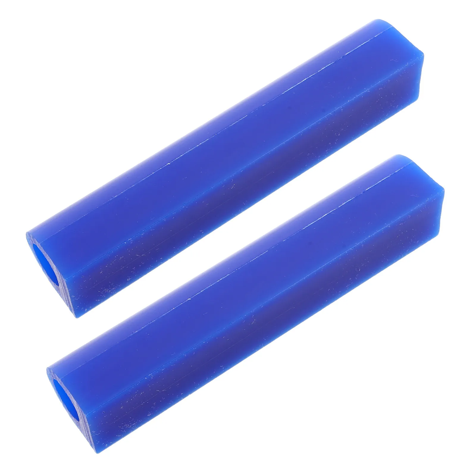 2Pcs Carving Wax Ring Tube Hollow Modeling Wax Large Flat Side Tube for Jewelry Ring Making Supplies Craft Mold Blue Lightweight