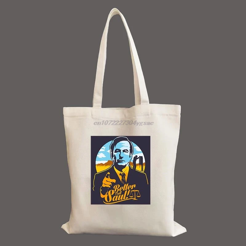 Better Call Saul Designer Goodman Drama Legal Tv Series The Lawyers graphic Shopping Bag Casual Large Ladies Travel Totes Bags