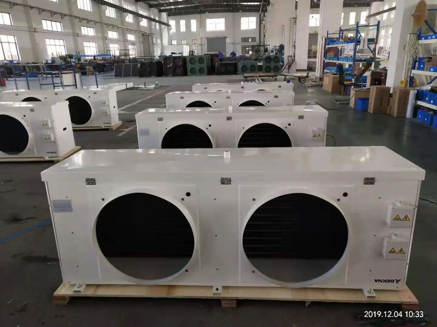 

High Quality Refrigeration Cold RoomStorage Industrial Evaporative air Cooler Ceiling Type Air Cooler Evaporator