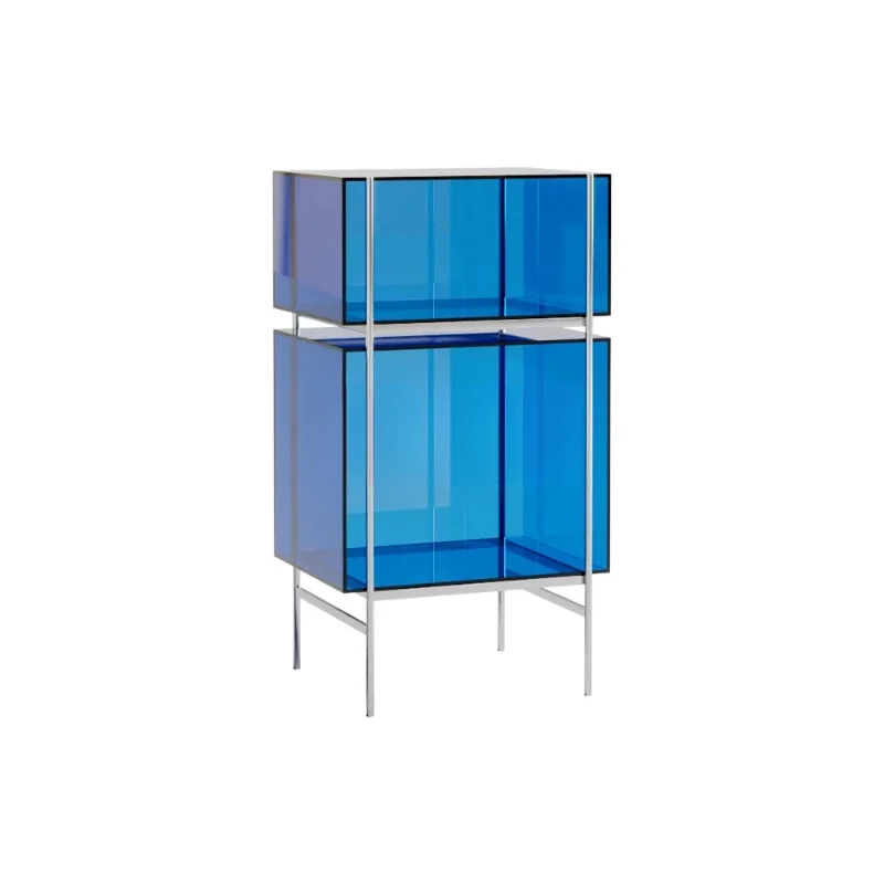 

Estantería acrílica Color Simple personalizada, almacenamiento piso, vitrina sala estar, acero inoxidable, multicapa