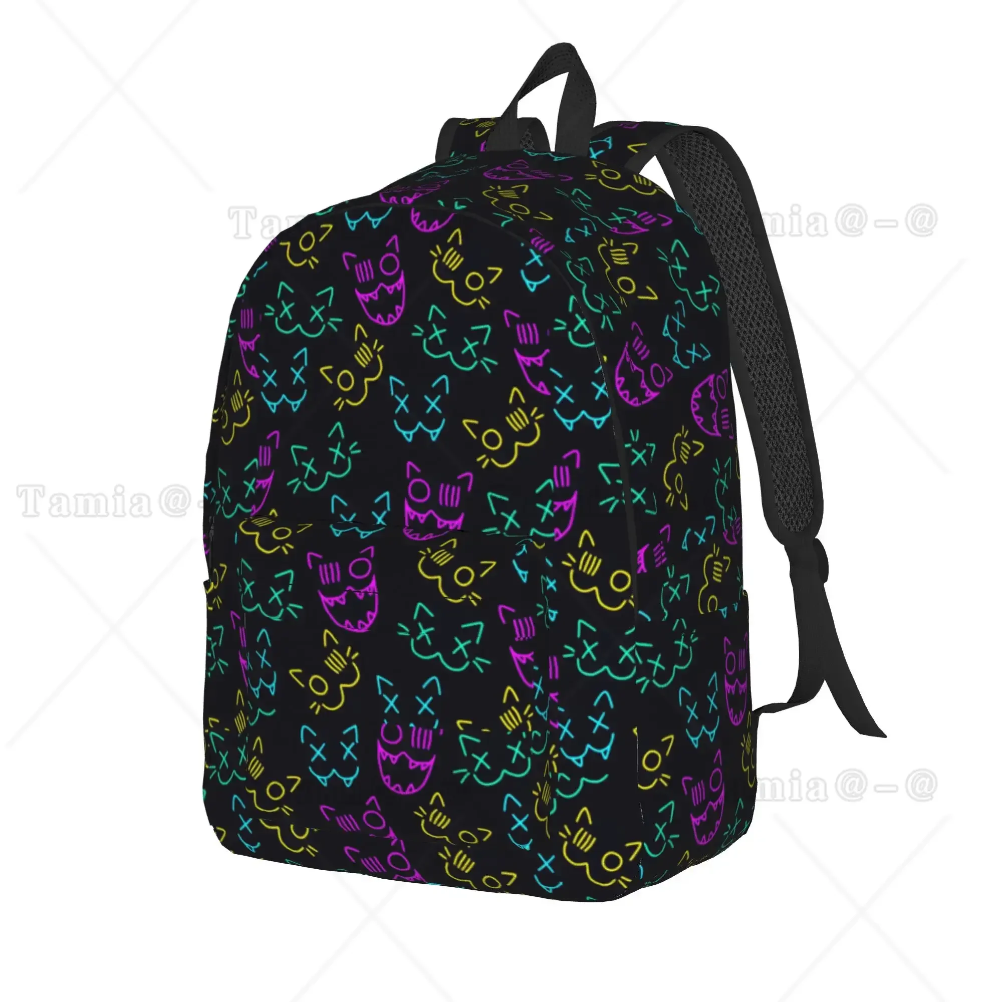 Dark Rose Floral Abstract Texture Backpack  Outdoor Backpacks Girl Streetwear School Bags Designer Print Rucksack
