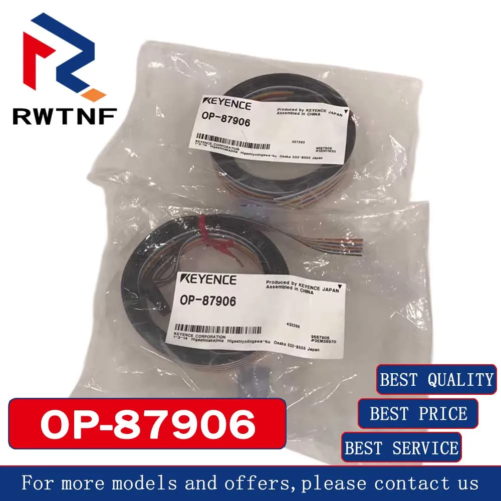 

Кабель IO OP-87906, длина 3 м, многоточечный кабель для лазерного датчика, новый, оригинальный, KEYENCE