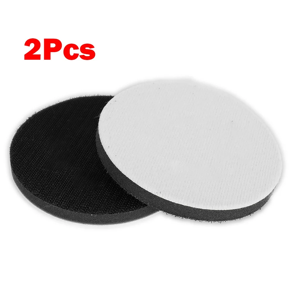 Home Interface Pad Power Tool 2pcs 5 Inch Buffer Backing Pad Sander Sanding Disc Soft Foam Interface 125mm/5 Inch