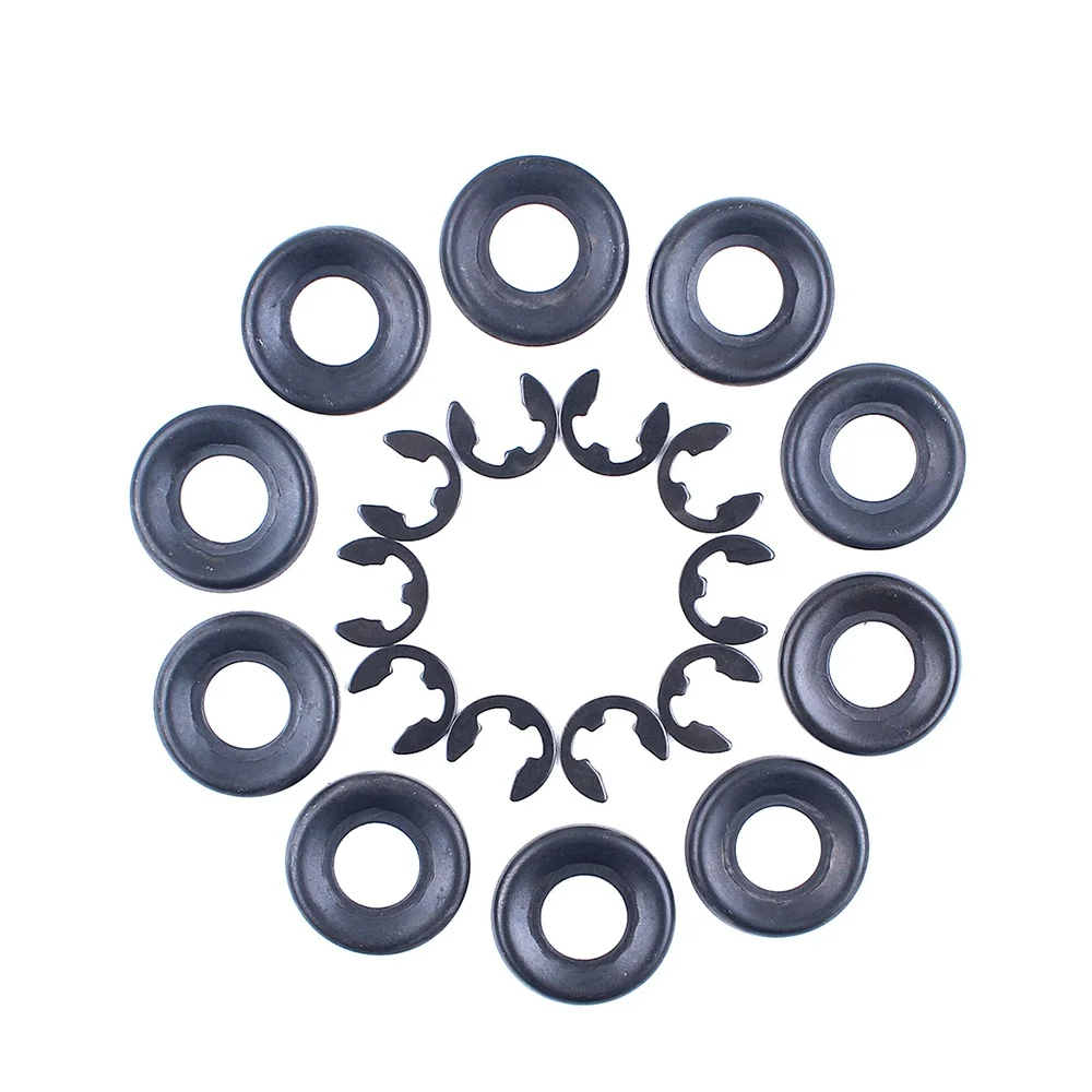 10 Sets Clutch Washer E-Clip For Husqvarna 362 365 371 372 385 390 570 575 576 Xp Chainsaws