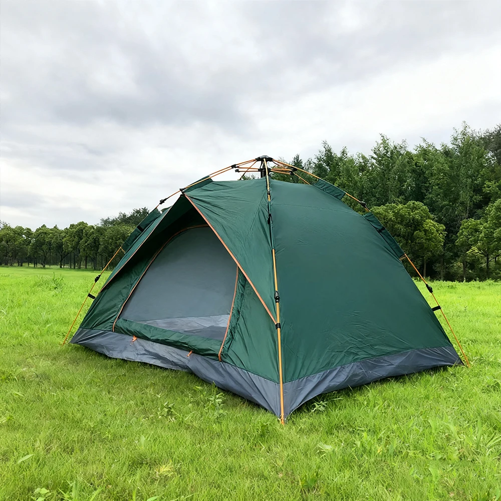 

STLF Portable Folding Polyester Tent for 1-2 People for Outdoor Hiking & Picnics with Fiberglass Pole