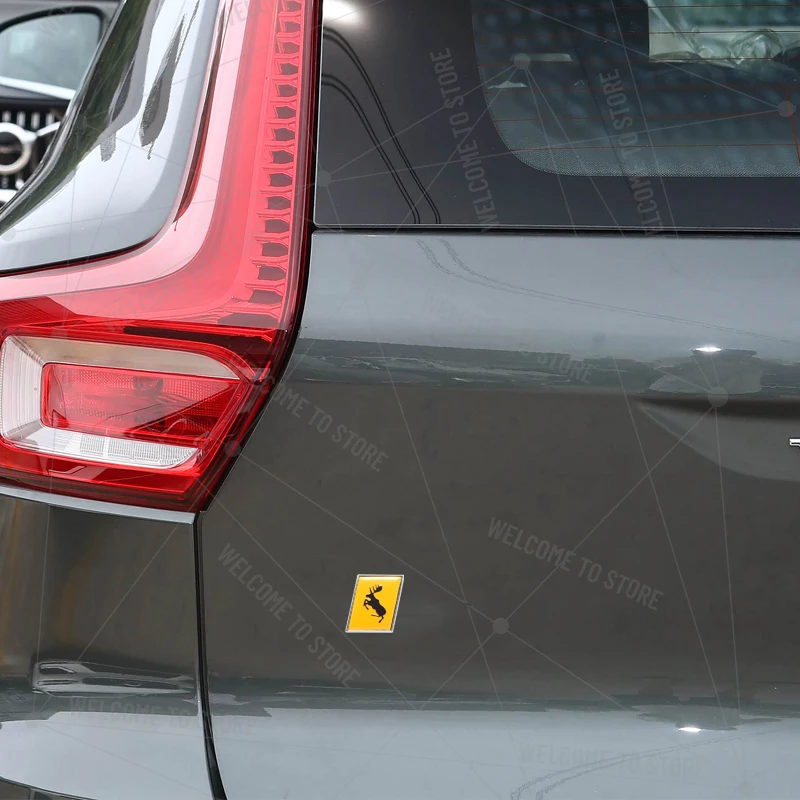 Car Styling For Volvo Moose Test R Design TWIN ENGINE OCEAN RACE Sweden Flag Logo Metal 3D Letter Rear Trunk Decals Badge Decor - view 6