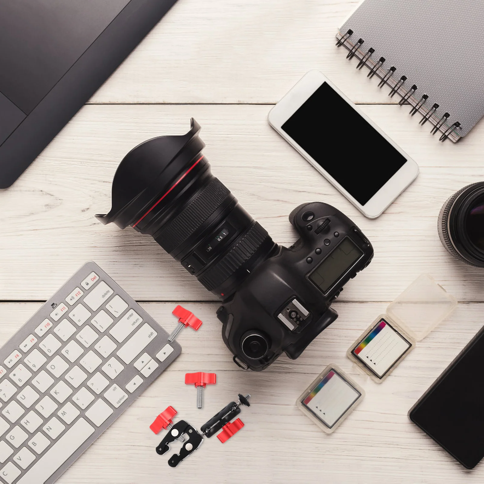 

4Pcs Cloud Platform Screws T-Shaped Knob Tightening Handle Ergonomic Clamping Screw for Camera Tripod Equipment Adjustment Thumb