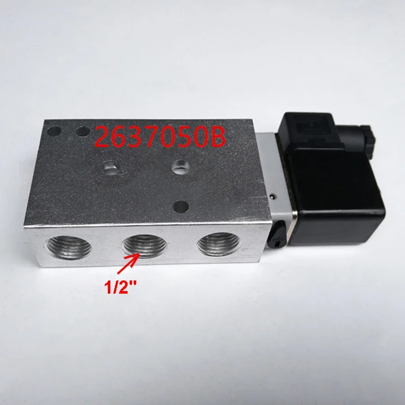 2637050 2637050 ف 2637050 ب 2637250 2637250 F 2-Position 5-Way صمام الملف اللولبي