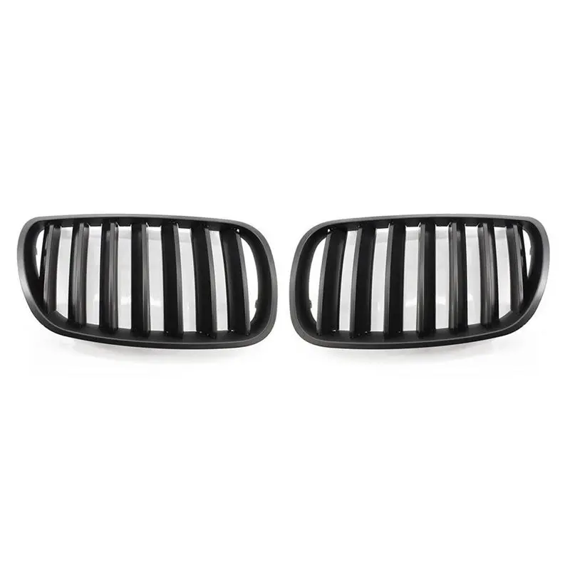 

Пара матовых черных передних решеток бампера A30F-1 для BMW E83 X3 LCI Facelift 2007-2010