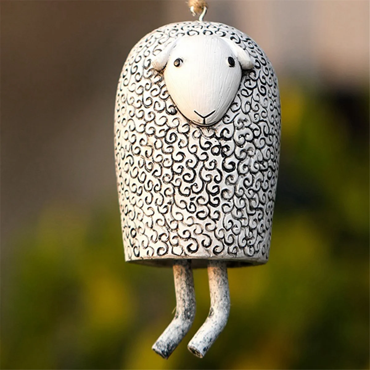 L74A Vintage windgong - Boho-stijl, geschikt voor buiten, tuin, terrasdecoratie. Schattige dieren Groundhog windgong,D