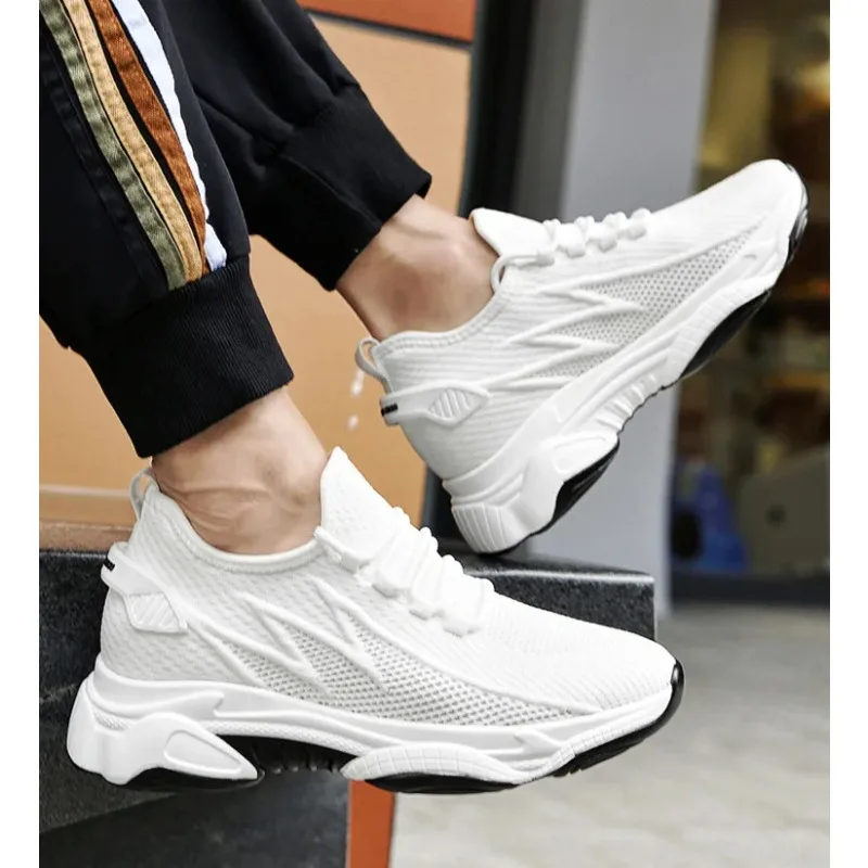

Men Shoes Sneakers Elevator Height Increase Shoes For Men Casual Insole 10cm 8cm 6cm Optional Heels Moccasins Taller Male Sports