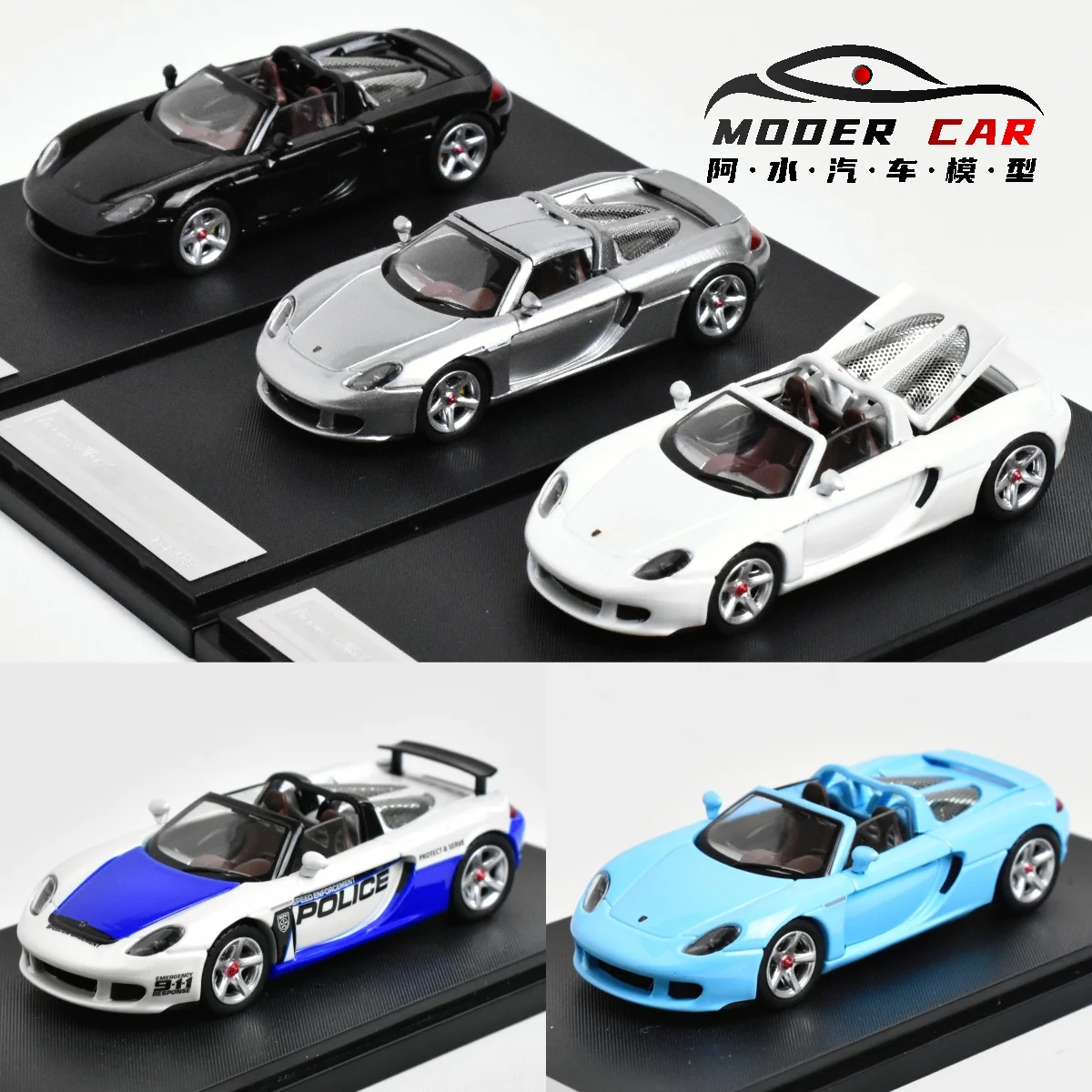 Funny Model 1:64 Carrera GT Diecast Model Car