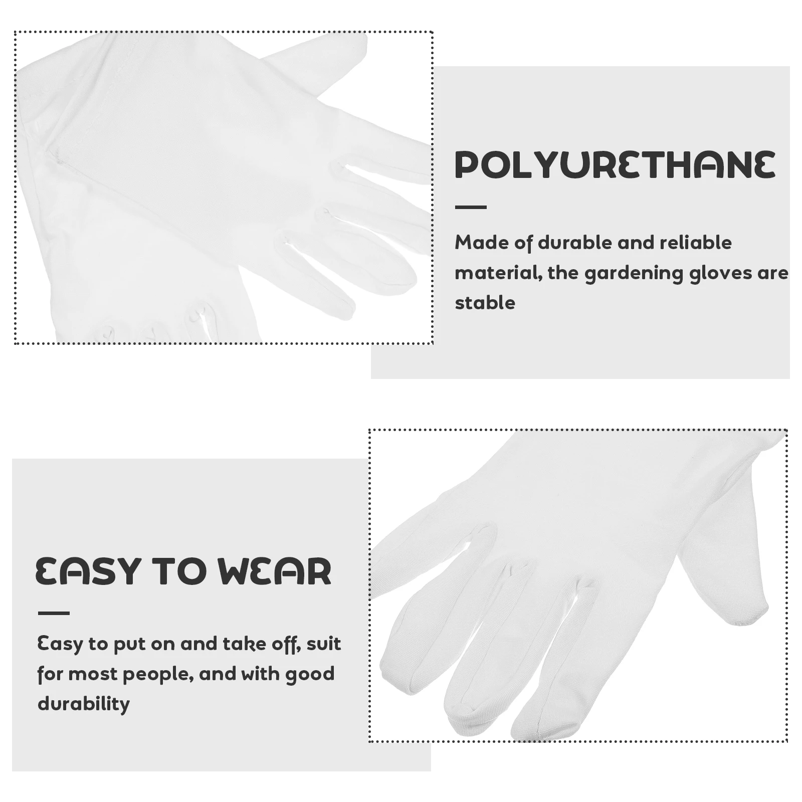 

5 Pairs Supple Garden Working Gloves Comfortable Protective Handwear For Gardening Weeding Planting Watering