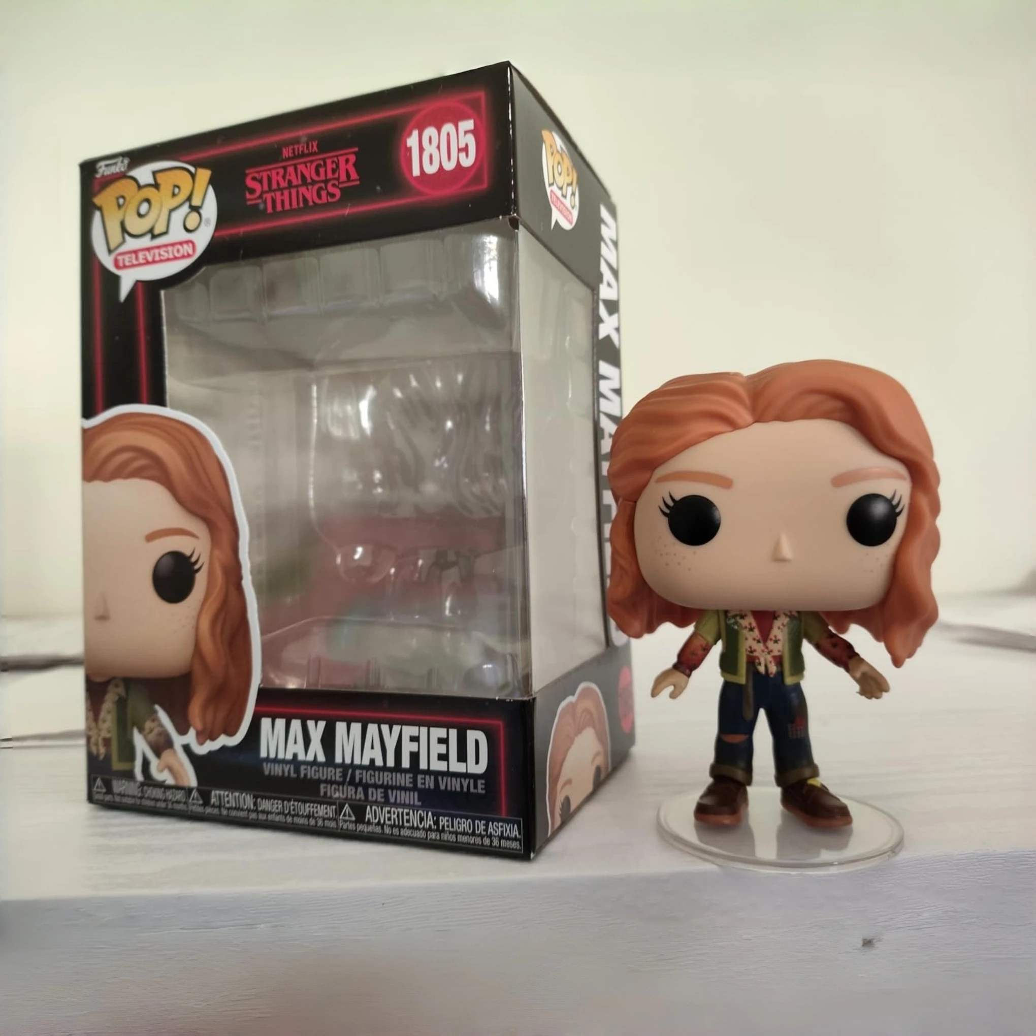

Stranger Things 5 Max Mayfield Vinyl Figure Funko Pop! #1805 Official Licensed Authentic Limited Edition Statue Gift for Fans