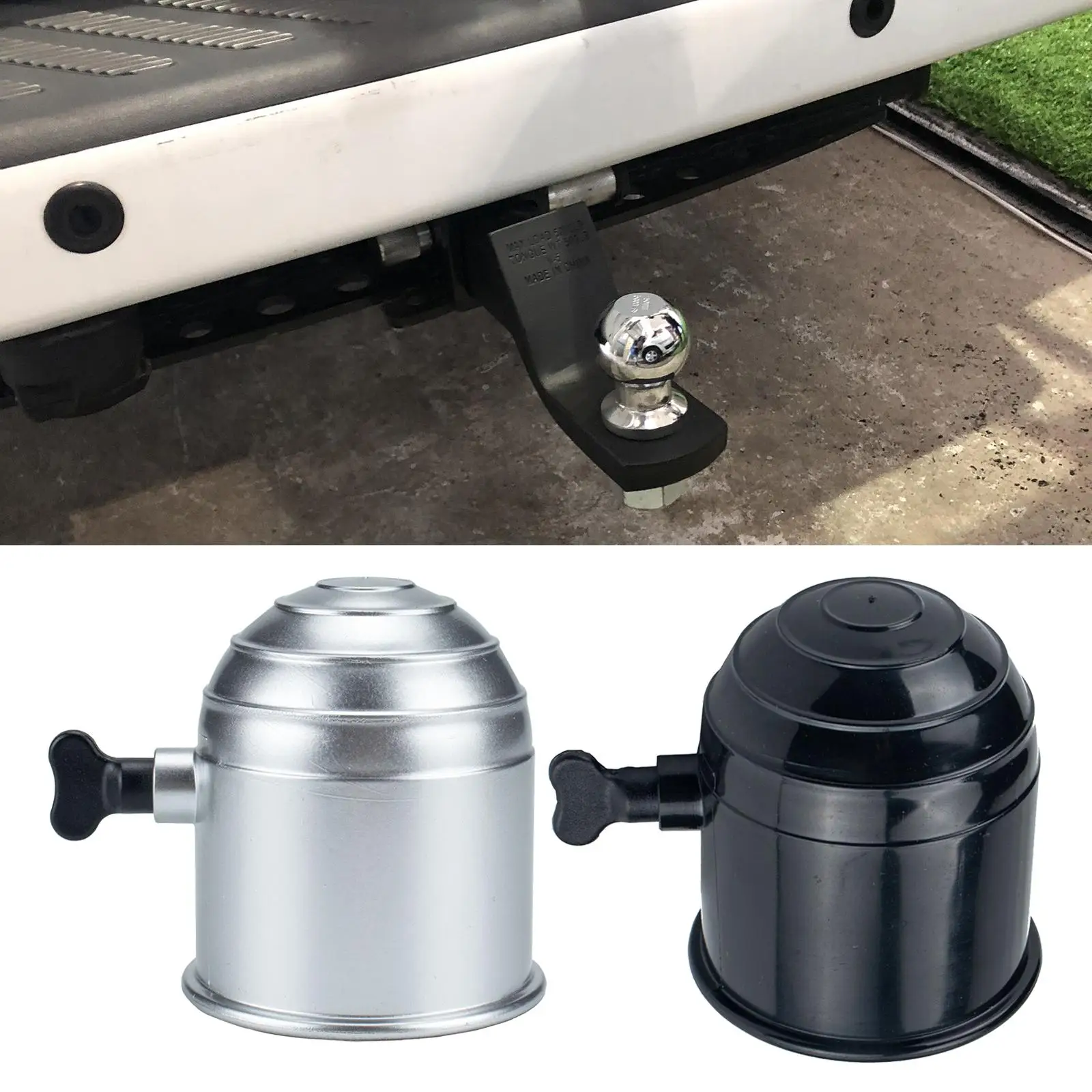 

Universal Plastic Tow Ball Soft Trailer Ball Cover Anti-rust for RV