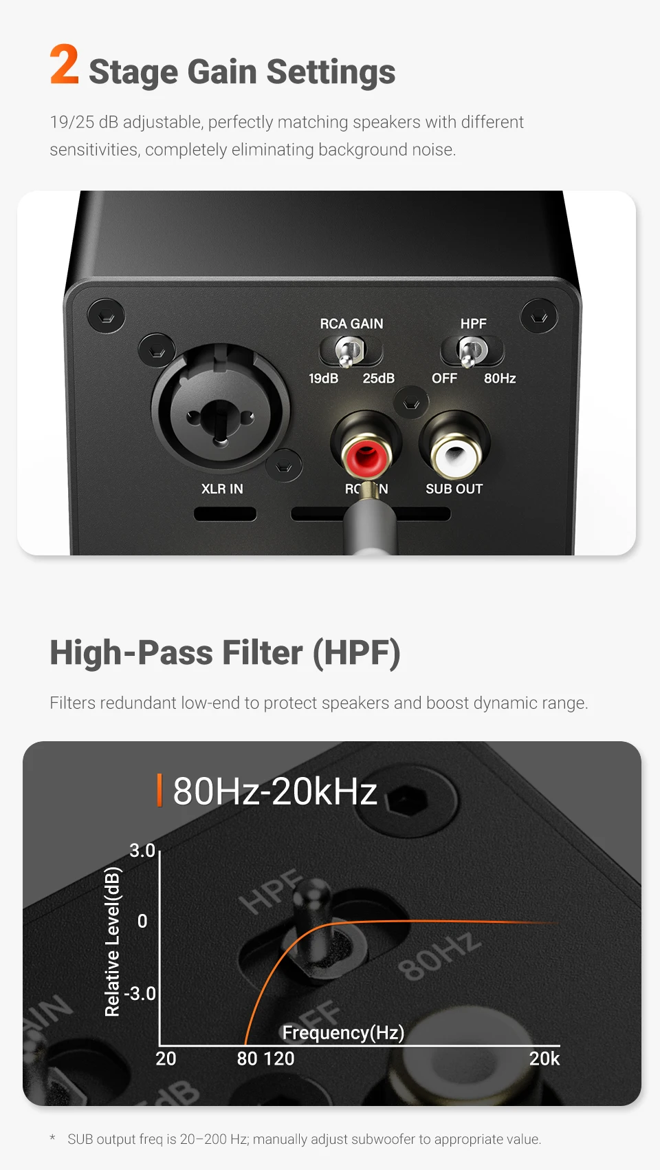AIYIMA A20 Mono TPA3255 OPA1612 Hi-Fi Vollständig Symmetrischer Mono-Leistungsverstärker 300W 4Ω Klasse D Retro VU-Meter HPF SUB OUT XLR PFFB – Detail 8
