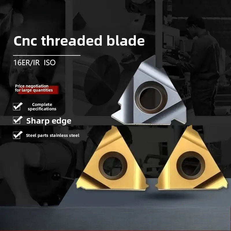 

CNC Internal Thread Inserts 16IR AG60 A60 AG55 A55 55 Degree Blade 1.0ISO 0.5ISO 0.75ISO 1.5ISO 2.0ISO 3.0ISO 14NPT 14W 19W