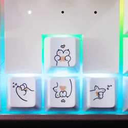 Cute Keycaps For Mechanical Keyboards - R1 Height - ABS Material - 4Pcs Replacement Cap for Arrow Keys and All R1Keys