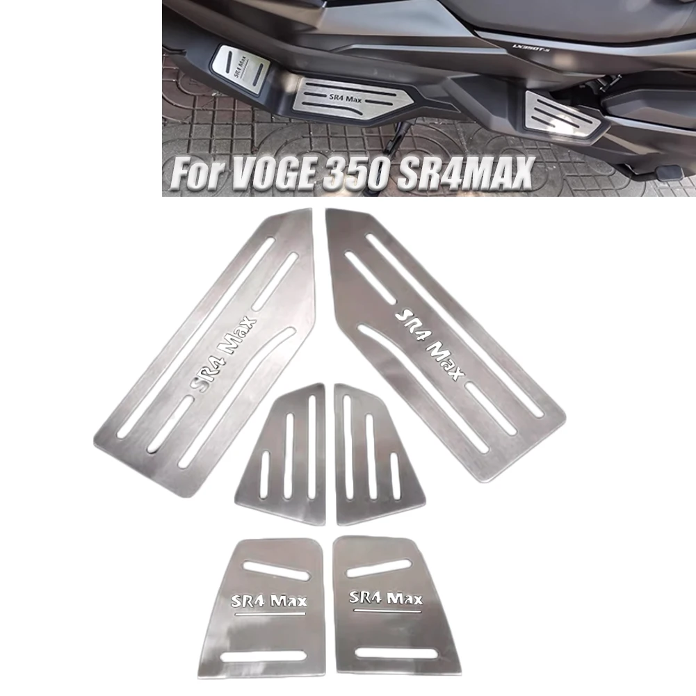 Motorcycle For LONCIN VOGE 350 SR4MAX SR4 MAX sr4 max Anti-skid Foot Plate Board Pedals Footrest Foot Rests Cover Mat Pad