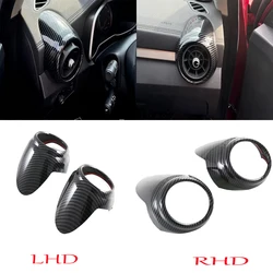 LHD RHD For MG ZS 2017-2023 2024 Auto Accessories ABS Car Front Side Air Conditioning Vent Outlet Cover Trim Decoration Framecut