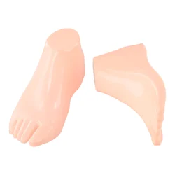 1 paio di modelli di piedi in plastica dura 22 * 7.6 * 8.5 cm modello di piede per ripieno di scarpe strumento di estensione scarpa manichino nuovo di zecca