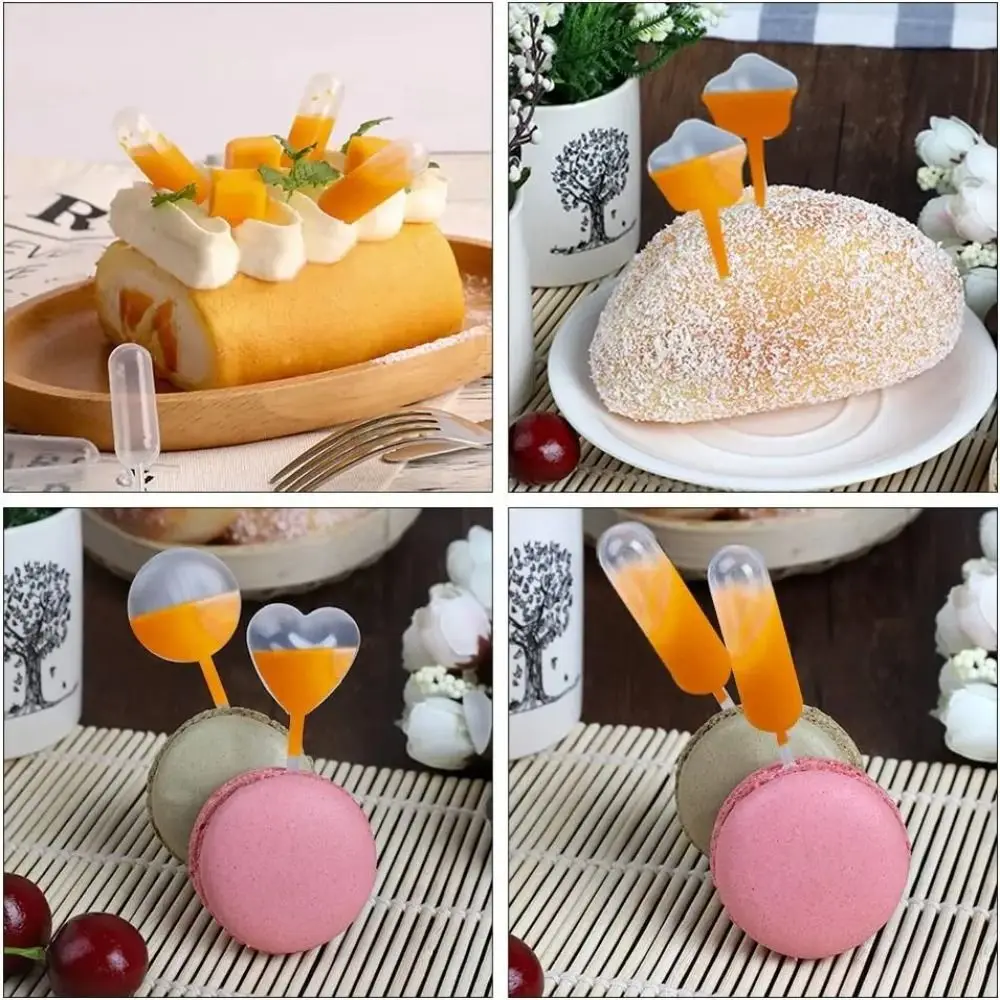 Kitchen Gadgets Macaron Cupcakes Sauce Squeeze Cake Decor Squeeze Transfer Pipettes Ketchup 4ml Stuffed Dispenser