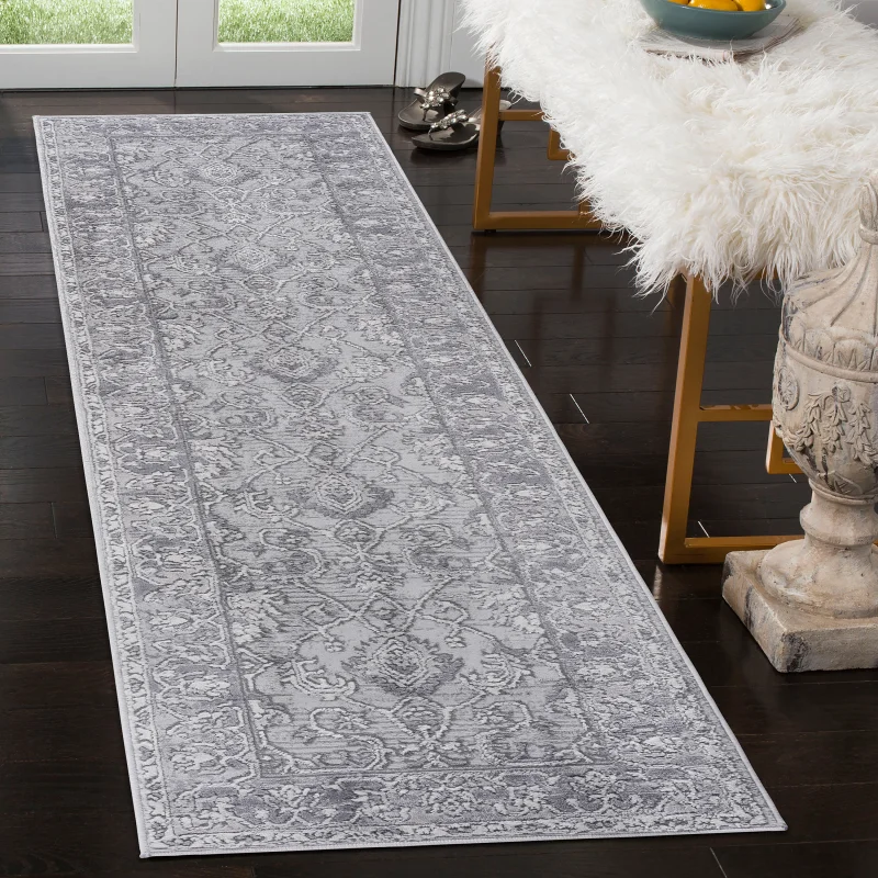 

NAAR MARFI Collection 2X8 Grey / Oriental Runner Rug