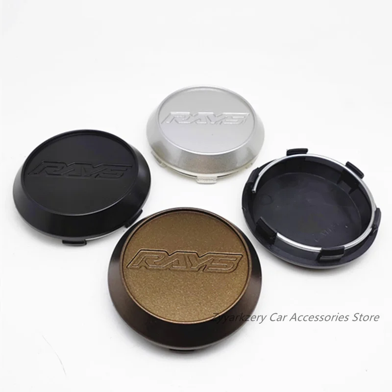 

4pcs 64mm 62mm Rays Wheel Hubcasp Car Center Hub Cap Emblem Styling Accessories