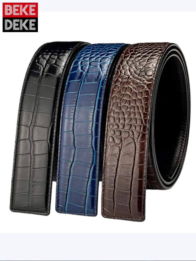 Male High Quality Bamboo Patterned Cowhide Belt Real Cowskin Belts Men Strap For Pant Fashion Casual Waistband Width 3.8cm