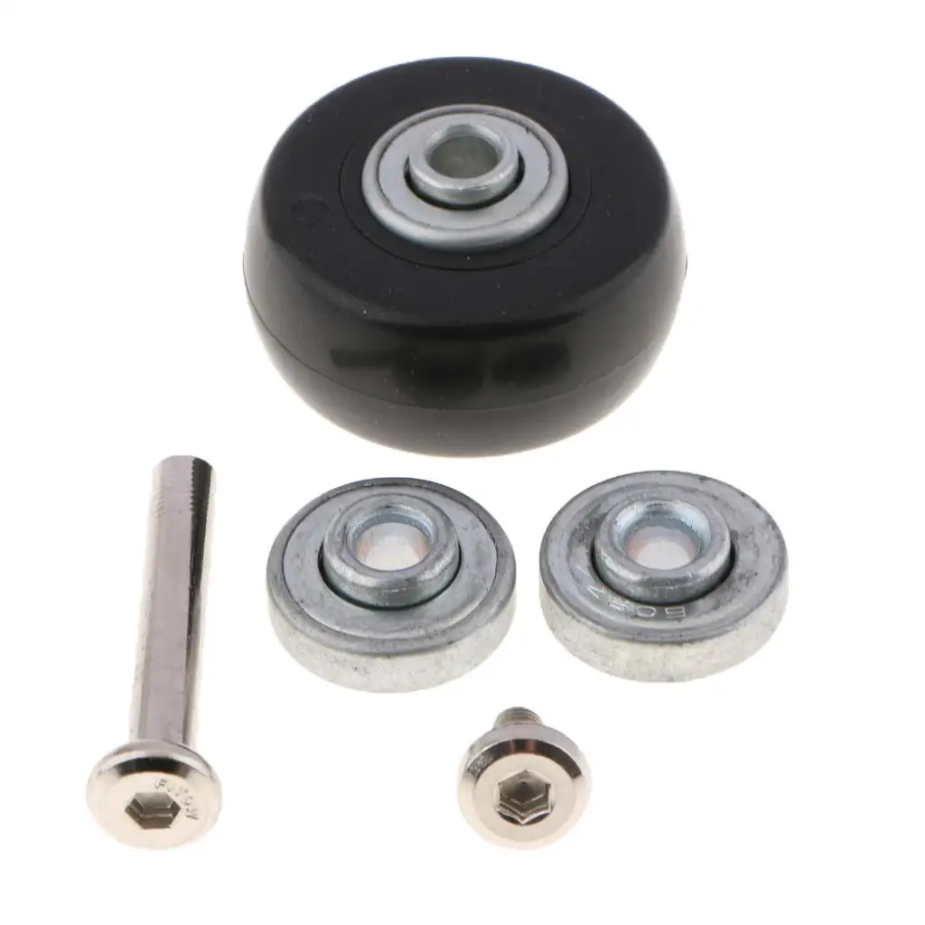 Luggage Suitcase Replacement Wheels Axles Bearings Set Trolley Casters Repair