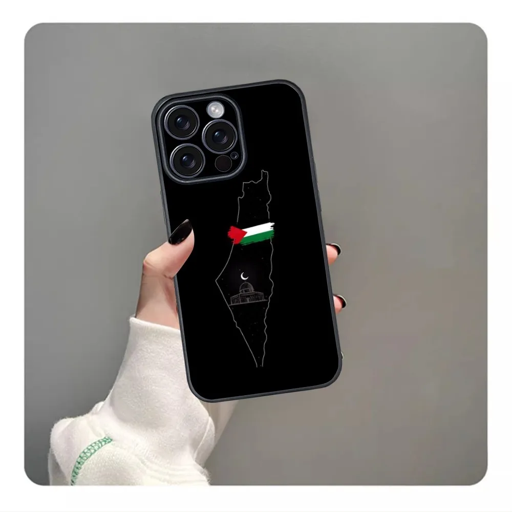 Palestine Flag Phone Case For iPhone 16 15 14 13 12 11 PRO MAX PLUS Mini TPU Soft to Skin-friendly case