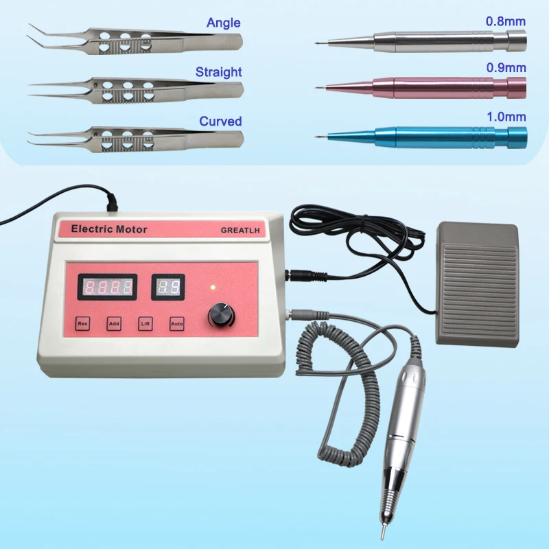 FUE Hair Transplant Surgical Kit Follicle Extraction Implant Set FUE Hair Transplant Set Follicle Implanter Punch Forceps
