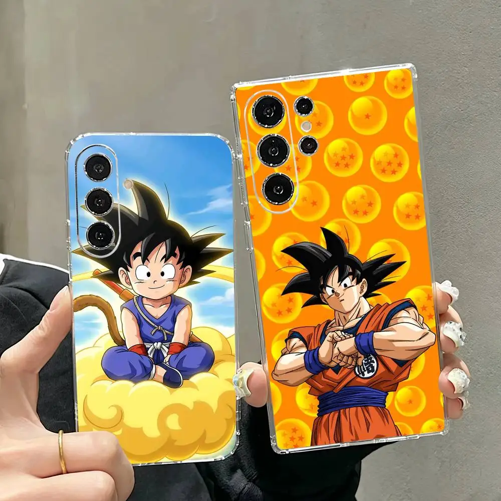 Son G-Goku Dragons Ball  Phone Case For Samsung S25,S24,S21,S22,S23,S30,Ultra,S20,Plus,Fe,Note,10,9,5G Transparent Cover