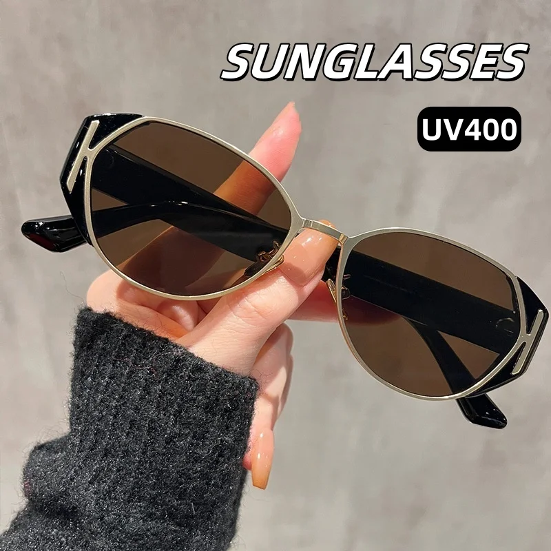 

New UV Protection Sunglasses Women's Fashion Street Photography Trend Versatile Glasses UV400 Unisex Model Outdoor Beach