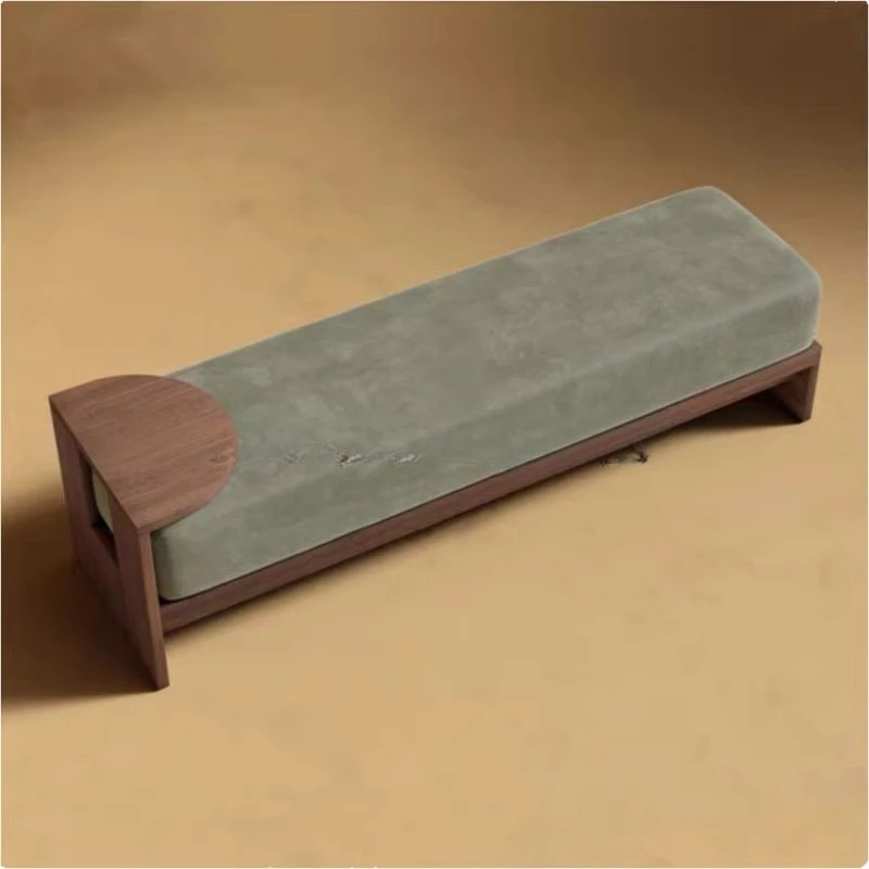 

Medieval style modern solid wood sofa bench household home shoe changing stool cloakroom changing stool bedside stool