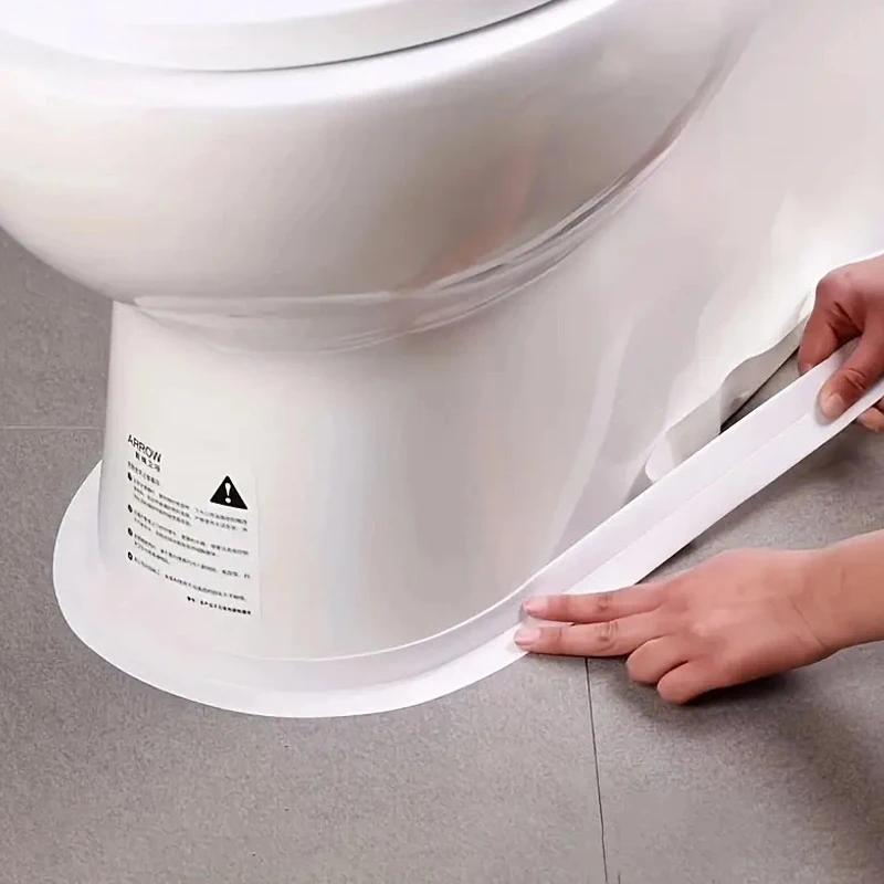 

1pcs Waterproof White PVC Self-Adhesive Tape-Perfect for Bathroom, Kitchen, Sink Gaps & Edges-Strong Hold, Easy To Ap 3.6cm*1.5m