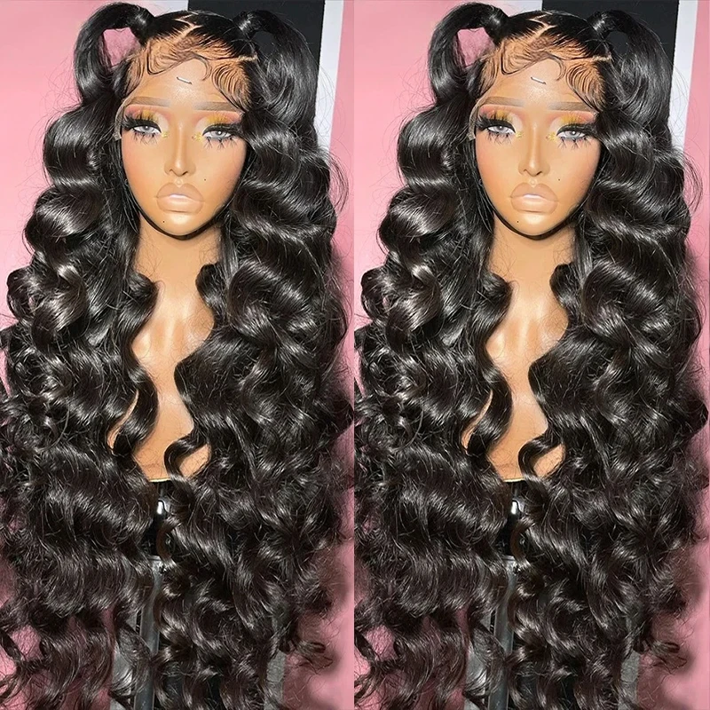 13x5 lage peruca dianteira do laço cabelo humano peruca encaracolado profundo 100% cabelo humano virgem pré arrancado perucas para mulher com linha fina natural