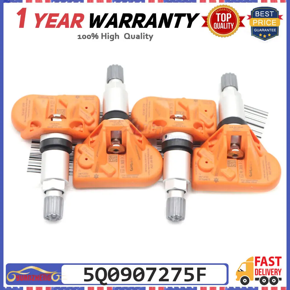 Sensor de presión de neumáticos TPMS para coche, sistema de monitoreo 5Q0907275F para Audi Q7 Q5 Volkswagen Beetle Passat Porsche 911 Cayenne Bentley