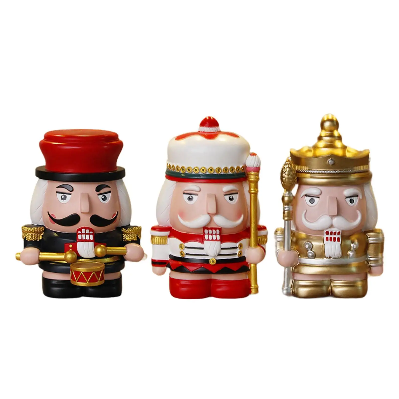 Christmas Nutcracker Money Box Tradition for Countertops Tabletop Decor