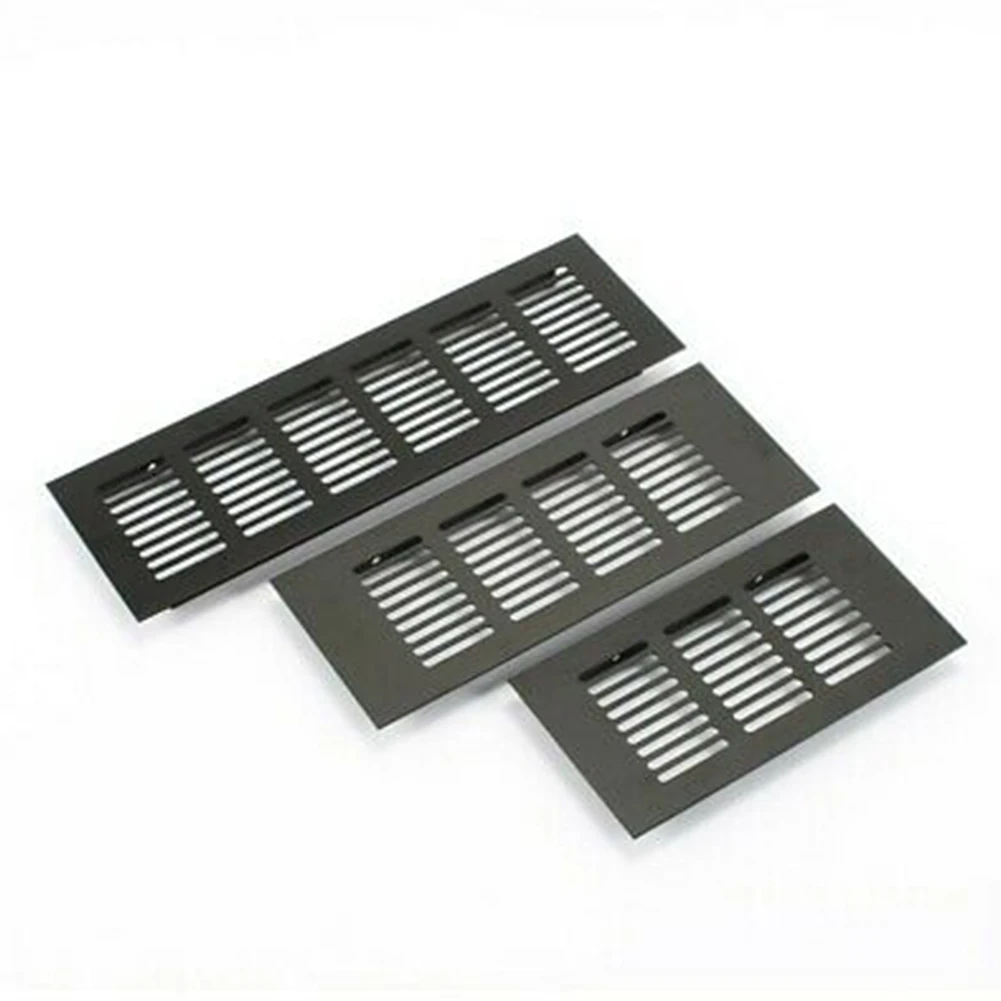 Ventilation Grille Air Vent Grille Mutil- Size Rectangular 100mm 150-400mm 150mm-400mm Aluminum Alloy Cabinet Duct