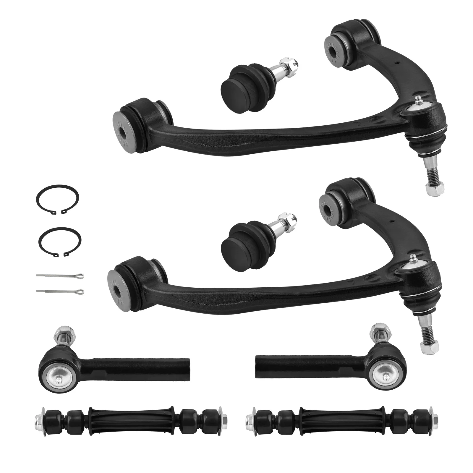 8pcs Front Control Arm Ball Joint Sway Bar Kit for GMC Sierra 1500 Yukon 2007-2013