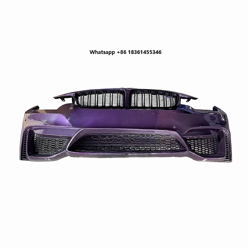

For M3 M4 F80 F82 (2014-2019) Front Bumper Grille Kit Plastic Material