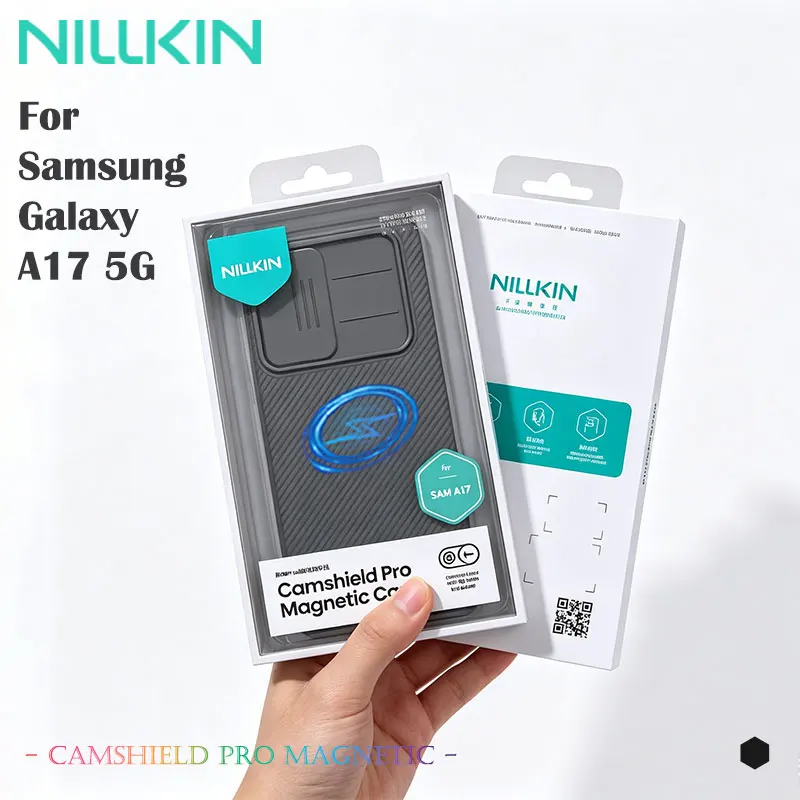 Case For Samsung Galaxy A17 5G, NILLKIN CamShield Pro, Magnetic Suction Function, Impact Resistant Airbags, One-Piece Molding