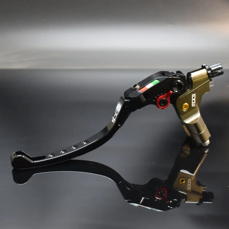 

MXS universal 22 handlebar motorcycle CNC wire harness clutch effortless lever 6-section adjustment rod